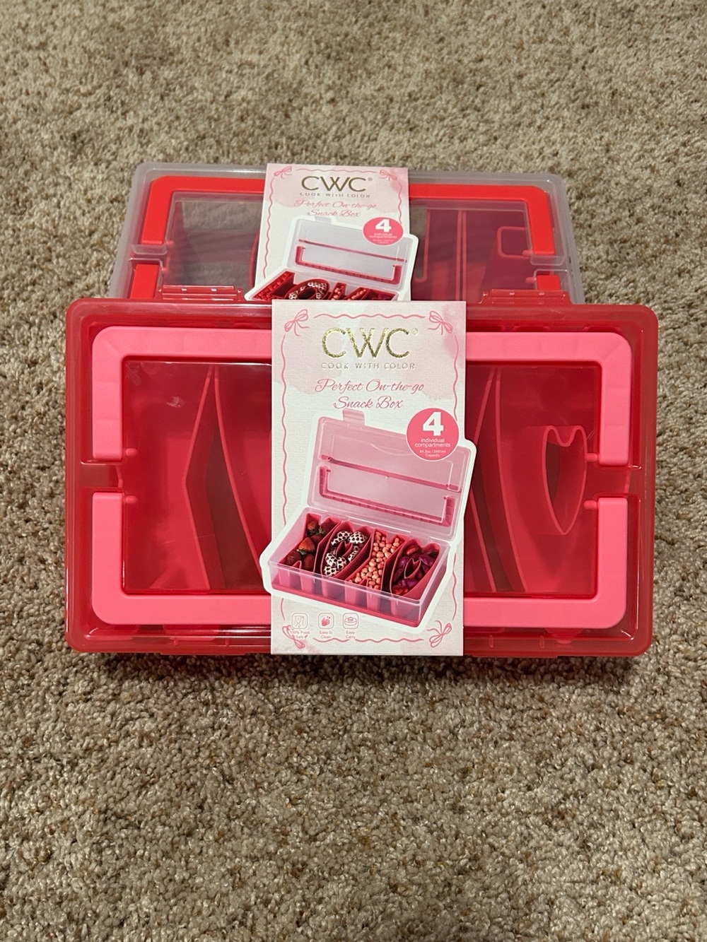 Cook With Color Valentines Snackle Box Set - Love + XOXO